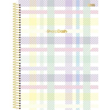 Imagem de Caderno Universitário Capa Dura Sharp Dash Feminino 1 Matéria 80 Folhas São Domingos