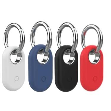 Imagem de Capa Case Chaveiro Compatível com Smarttag2 Da Samsung Galaxy Android Rastreador Suporte e Proteção (vermelho)