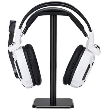 Imagem de Headphone Stand Aluminium Holder for Microsoft Xbox One Chat, Turtle Beach Recon 50X/50P/Beach XO One Stereo, KingTop EACH G2000, Sony PlayStation Wireless Stereo Headset & More(BK)