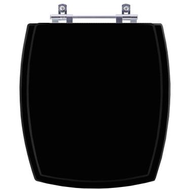 Imagem de Assento Sanitário Anturius Preto para vaso Luzarte