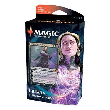 Imagem de Magic: The Gathering Liliana Death Mage Planeswalker Deck | Core Set 2021 (M21) | 60 Card Starter Deck