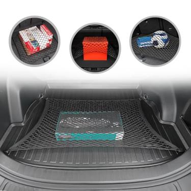 Imagem de Rede de carga de malha estilo porta-malas traseiro para Toyota RAV4 LE XLE 2019-2025 - Acessórios para carro - Organizador e armazenamento de porta-malas premium - Rede de carga para SUV - Organizador