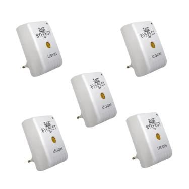 Imagem de Kit 5 Byepest Aparelho Espanta Morcegos e Ratos 110V / 220V Baixo Consumo de Energia Aparelho Elétrico Ultrassônico