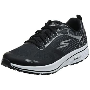 Imagem de Skechers Tênis masculino GOrun Consistent-Athletic Workout Running Walking Shoe com espuma refrigerada a ar, Preto/branco, 8.5