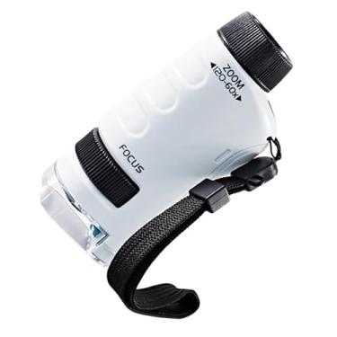 Imagem de Microscópio infantil portátil, microscópio de bolso 60-120X para estudantes, laboratório escolar em casa