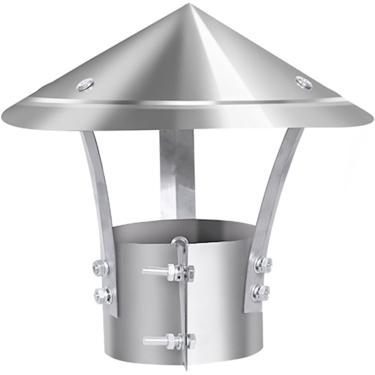 Imagem de Tampa superior da chaminé do cone Tampa da tampa da chaminé Tampa da tela da lareira Exterior do tubo do fogão Tampa da chaminé do tubo do fogão Deixe sua chaminé renascer e adicione uma gar