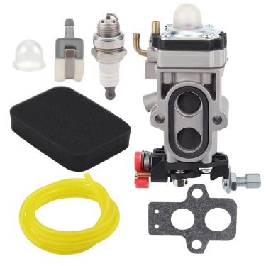 Imagem de Carburador Powtol Mckin WYA-79 serve para Husqvarna 150BT 350BF 350BT Bolsa de mochila 502845001 WYA-79-1 com kit de afinação de filtro de ar