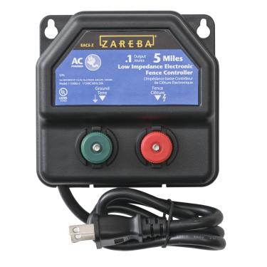 Imagem de Zareba Carregador de cerca elétrica EA5M-Z de 1,8 km alimentado por CA, preto