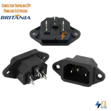 Imagem de Tomada Conector Universal para Panela Elétrica de Arroz e Pressão Elét