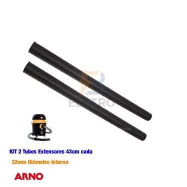 Imagem de 2 Tubo Extensor para Aspirador de Pó Arno H3PO - Comercial Plastic 