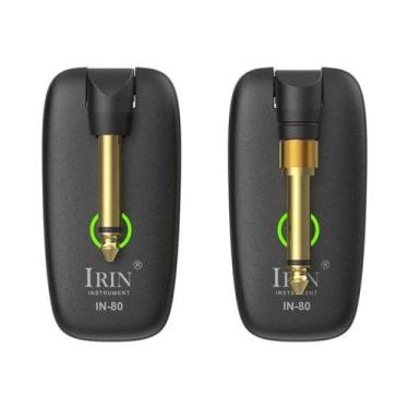 Imagem de Sistema De Guitarra Sem Fio Irin In-80 Transmissor Receptor Amplificad