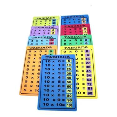 Imagem de Tabuada com resultado de encaixe - CRIATIVA MATERIAIS EDUCATIVOS