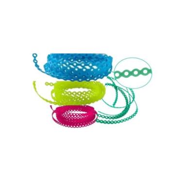 Imagem de Borrachinha de Dente Aparelho Trançada Corrente Corrente Elástica Colo