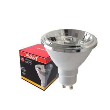Imagem de Lampada Led Ar70 4,8w Branco Quente 2700k Gu10 Foco 24 - Avant
