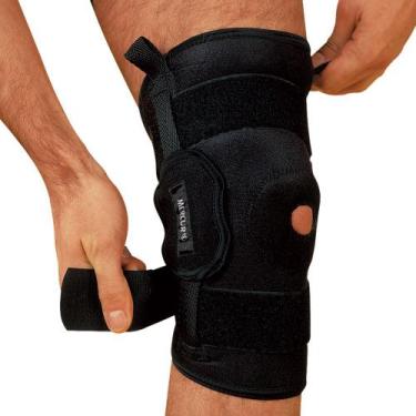 Imagem de Joelheira com Dobradiça Metálica Neoprene BC0033 GG Mercur - Mobil