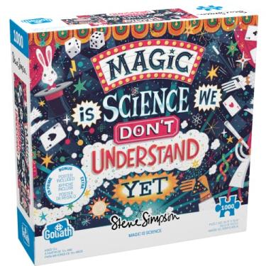 Imagem de Goliath Steve Simpson: Magic is Science Quebra-cabeça de 1000 peças com pôster - Tamanho completo 26,75 x 18,26 polegadas - A partir de 12 anos