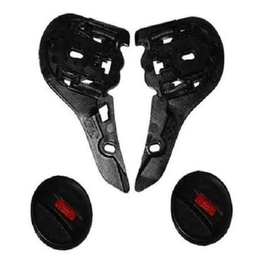 Imagem de Reparo Viseira Capacete Fw3 Gt E Ls2 Kit Completo Com Botões - Omax