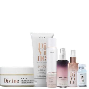 Imagem de BRAE Divine Mascara 200g Leave in 200g Serum 60ml Ampola 13ml Beauty S