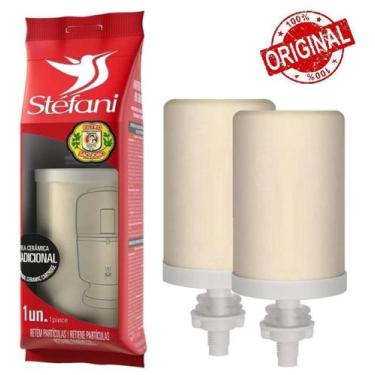 Imagem de Kit 2 Velas Refis Filtro Barro Stéfani São João Tradicional