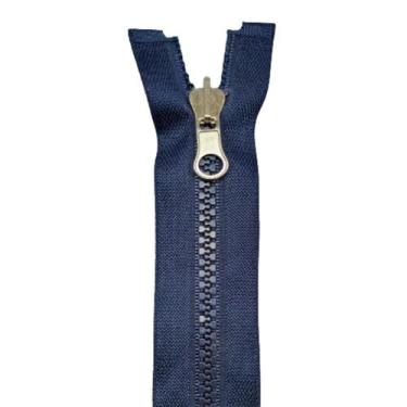 Imagem de Ziper 45cm dentado 5 destacavel dupla face 2 und - CENTRAL, AZUL MARIN