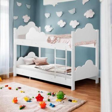 Imagem de Beliche Colchão Juvenil Camila Branco  - Mais de Casa