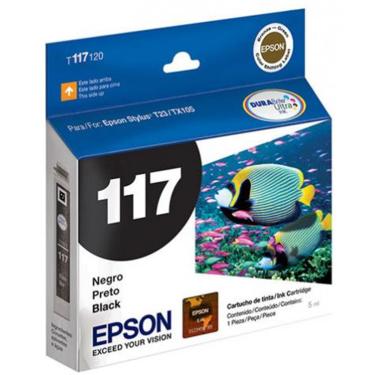 Imagem de Cartucho EPSON Preto 5ML - T117120-BR