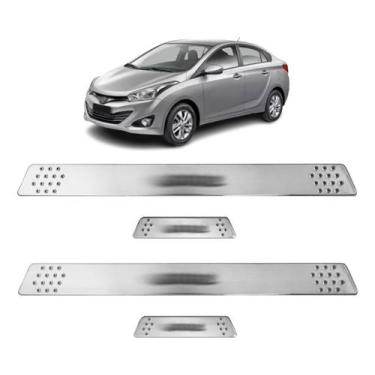 Imagem de Soleira para Porta Lateral Tuning Esportiva para carros 4 Portas (ABS)