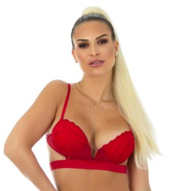 Imagem de Sutiã para Decote Profundo com Hastes  105 - Silvest Lingerie, Vermelh