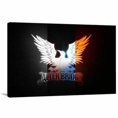 Imagem de Quadro Decorativo Alter Bridge - Vintage - Tela em Tecido - Wall Frame
