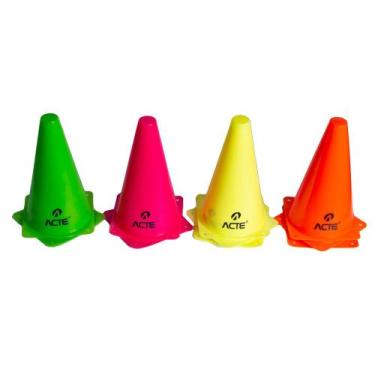 Imagem de Kit Cone para Treinamento de Agilidade 10 Und T73 - Acte Sports