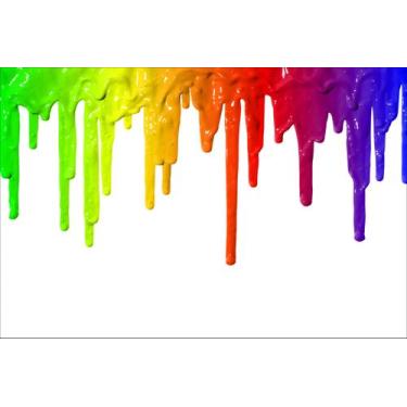 Imagem de Painel de Tecido Sublimado Tinta Escorrendo Colorida Educativo - Fabri