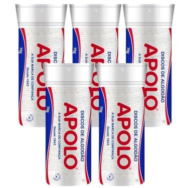 Imagem de Algodao Disco Apolo 70g Limpeza Facial Maquiagem Manicure Pedicure - K