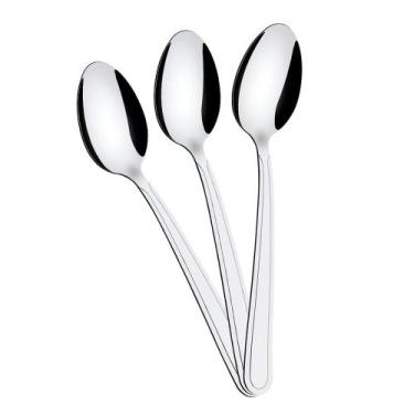 Imagem de KIT - 36 Colheres de Sopa Búzios em Aço Inox CIBAG - Tramontina 237630