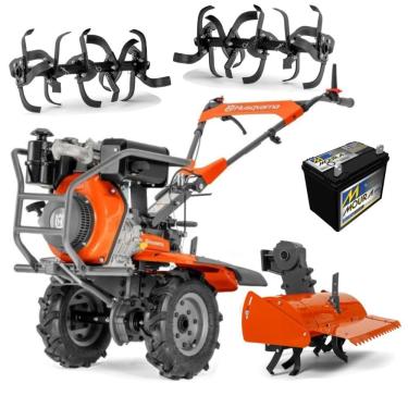 Imagem de Motocultivador Husqvarna TF545DE P/ Elétrica e Descompa Solo