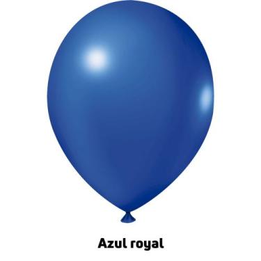 Imagem de Balão Profissional 9'' - Pct. 50 Unid - BP Balões Personalizados, Azul