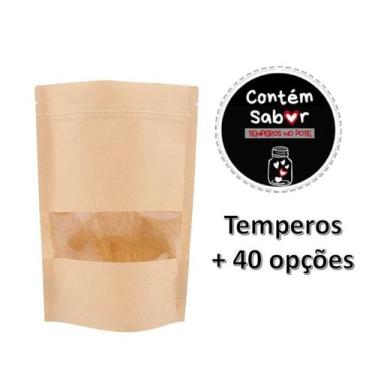 Imagem de Temperos Condimentos e Especiarias Contém Sabor Stand Up Pouch
