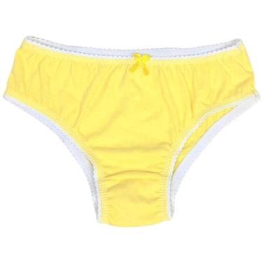 Imagem de Kit 5 Calcinhas Infantis 100% Algodão para Meninas 1-12 Anos - Up Unde