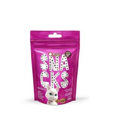 Imagem de Petisco Quatree Snacks Nuggets para Gatos Anti Bola de Pelo 60g