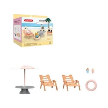 Imagem de Brinquedo Infantil Meninas - Conjunto de Casa, Animais da Floresta e Ô