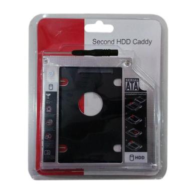 Imagem de Case Hd Ssd Notebook Dvd 12,7Mm Adaptador Caddy 12,7Mm - Draik