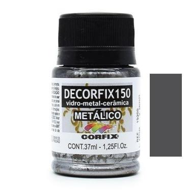 Imagem de Tinta Decorfix 150 Metálico 37ml - Metal, Vidro e Cerâmica, 400 ESTANH