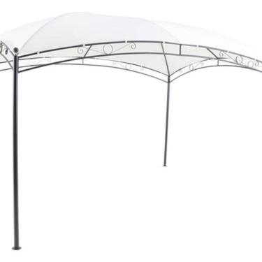 Imagem de Gazebo De Aço Quadrado Com Cobertura Branca 267x300x400 Cm