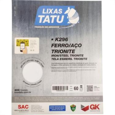 Imagem de Lixa Ferro Tatu 60 Trionite K29600600025 - Kit C/25