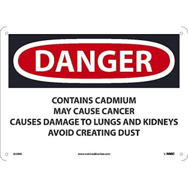 Imagem de D29RB National Marker Container Sign (PPE, Waste, etc.), 25,4 x 35,5 cm, plástico rígido