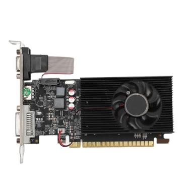 Imagem de para Placa Gráfica GT730 2GB DDR3, Placa Gráfica de Slot único de Vídeo para Jogos de Computador de 64 Bits, Com VGA HDMI DVI, Ventilador de Resfriamento, PCI Express 2.0 X 8