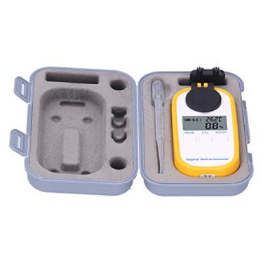 Imagem de Refratômetro Digital Brix, Acessório Portátil de Apicultura para Medidor Brix Portátil, Ferramenta de Medição de Refratômetro Testador TDS para Suco de Frutas Vegetais Brix