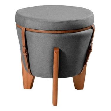 Imagem de Puff Mesa de Centro Versátil - Redondo e Sofisticado - Confortse, Chum