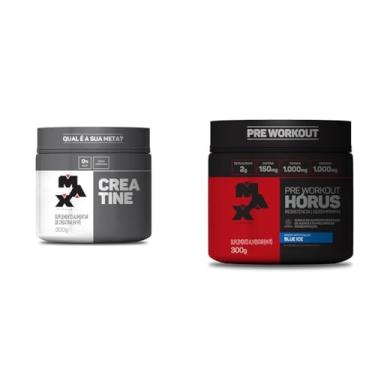 Imagem de Kit Max Titanium Creatina 300g + Horus Blue Ice 300g
