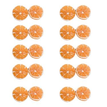 Imagem de 10 grampos de cabelo laranja duplo, acessórios laranja para mulheres, grampos laterais de franja, acessórios de cabelo, acessórios de cabelo de bico de pato