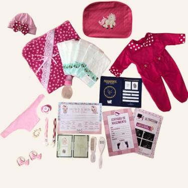 Imagem de Enxoval Boneca Bebê Reborn Acessórios E Bolsa Maternidade